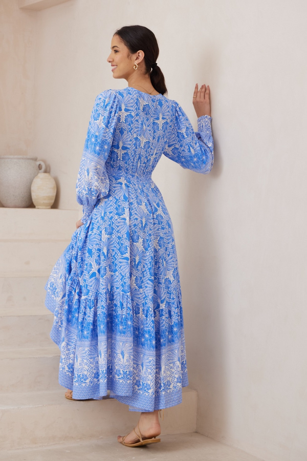 Romona Maxi Dress - Blue