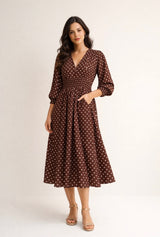 Scottie spot dress