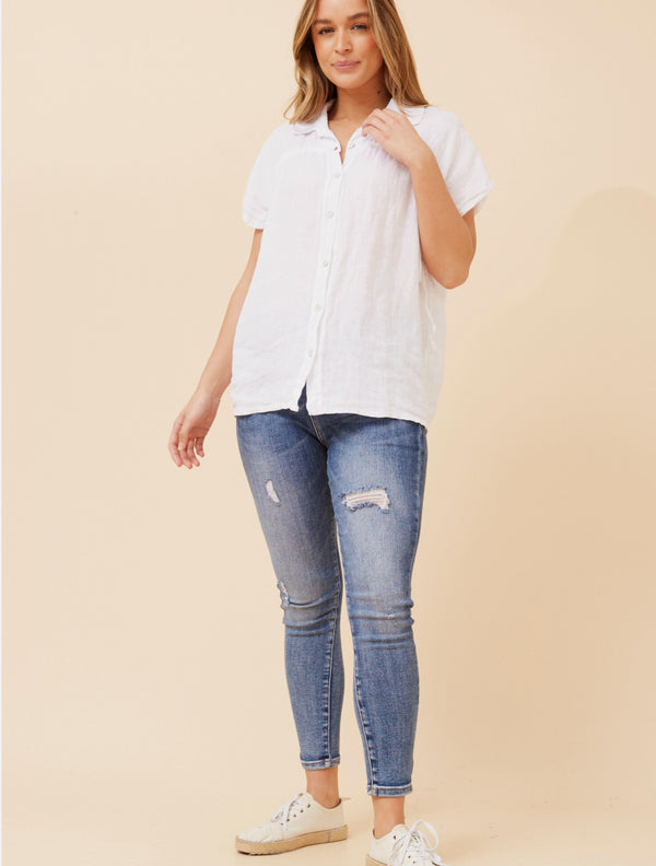 Celine linen shirt - White