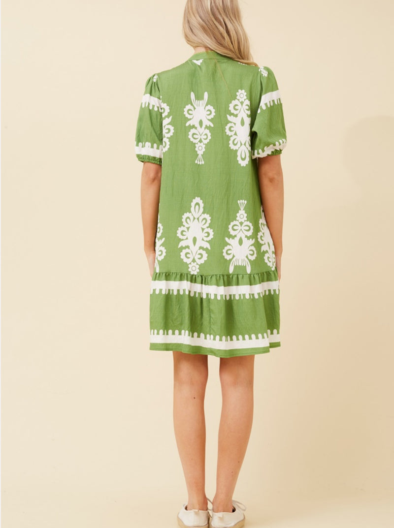 Luella Dress - Green