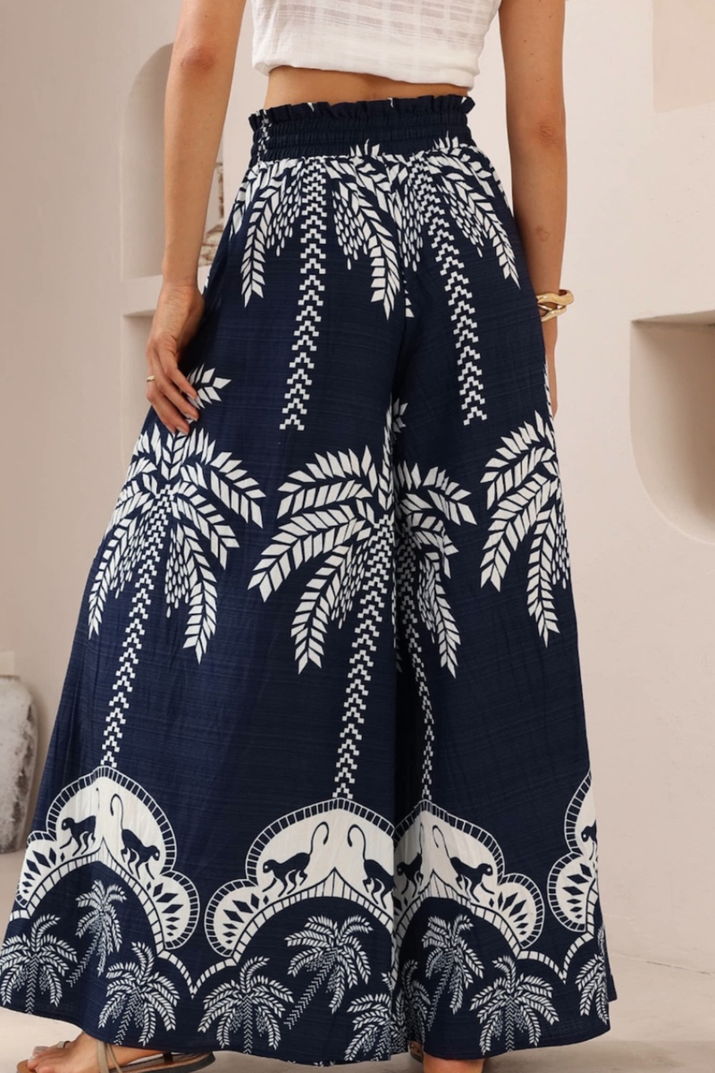 Mia wide leg pants - Navy