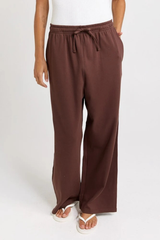Nikki Relax Cotton Jogger - Chocolate