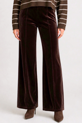 Jani velvet pants - chocolate