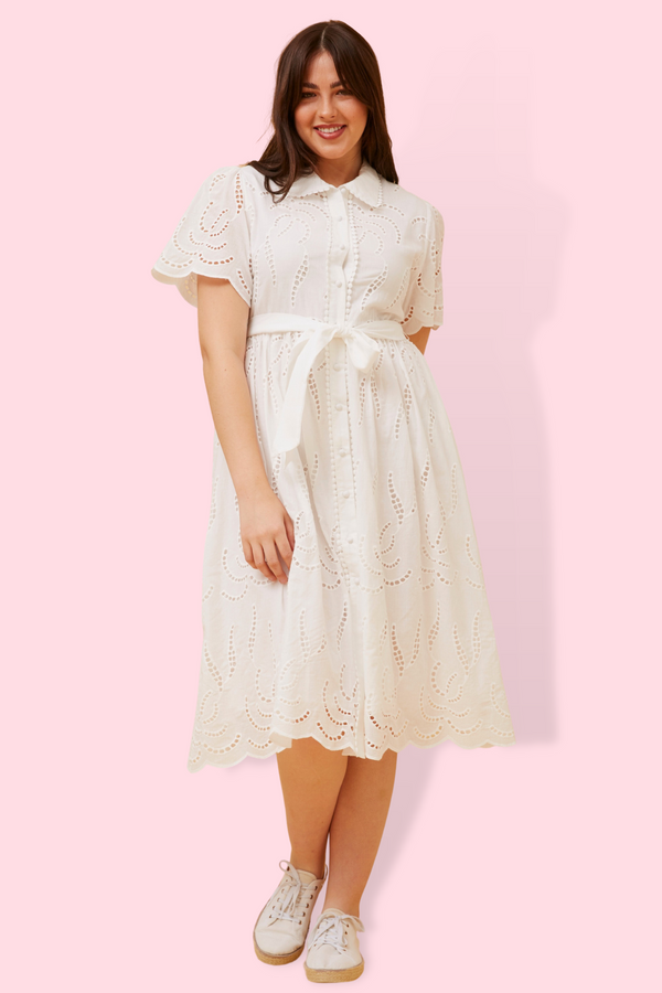Avril Lace Trim Dress