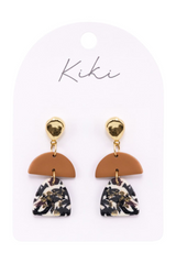 KiKi Gold Foil Glitz Earrings