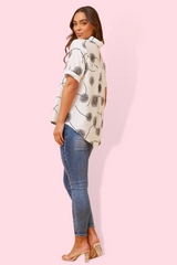 Dandelion Monochrome Top