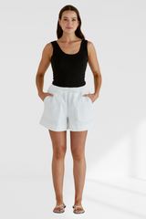 Emma Scoop Tank - Black | Betty Basics