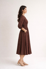 Scottie spot dress
