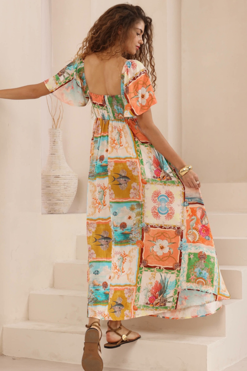 Katie Coastal Maxi Dress
