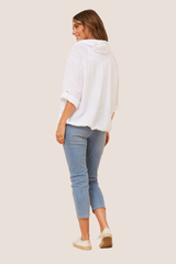 Fiona solid jacket - white