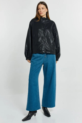 Polly PU Jacket - Black PU