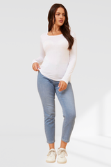 Holly top - white