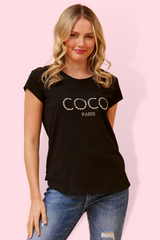 Co Co Tee - Black