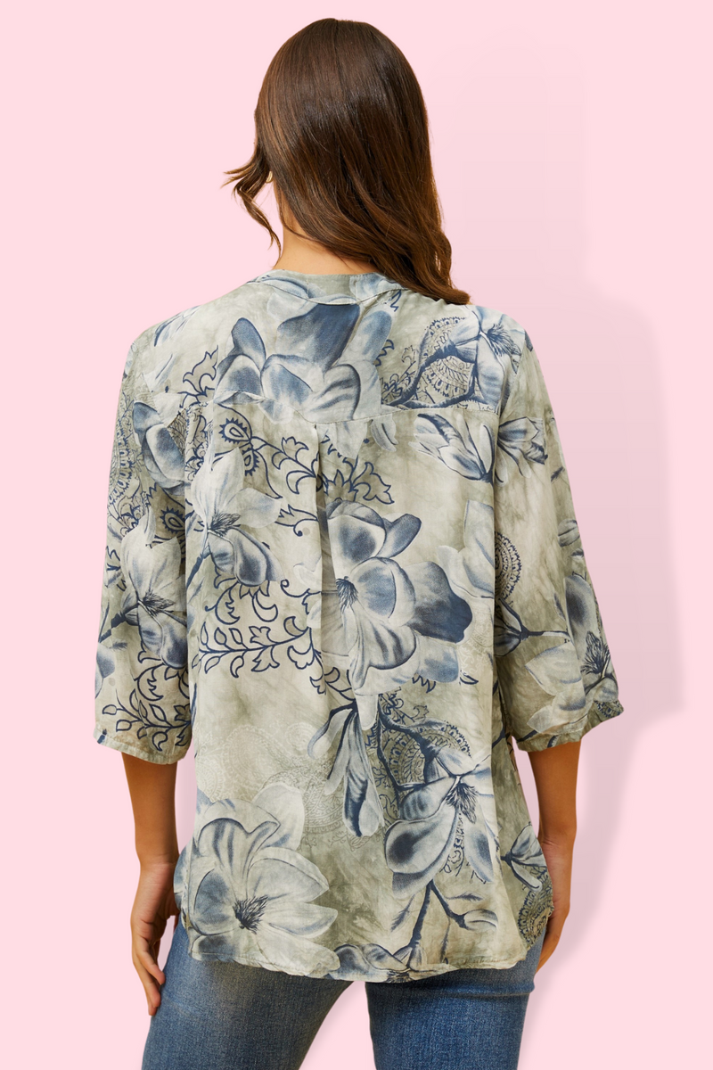 Bobbie top - Sage
