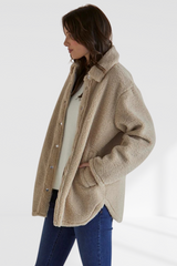 Teddy Jacket - Latte | Betty Basics
