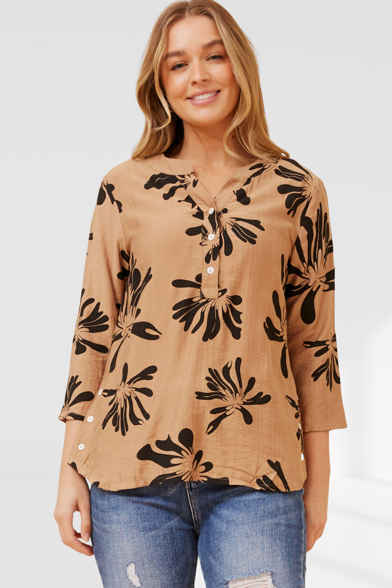 Georgie top -Toffee