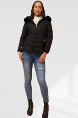 Bella puffer jacket - Black
