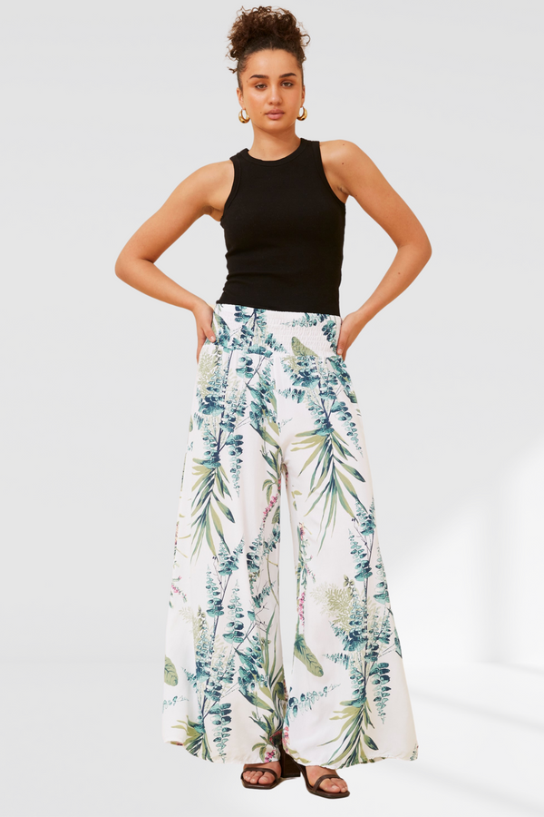 Hazel Tropical Pants - Made In Italy