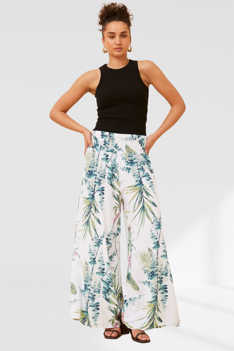 Hazel Tropical Pants - Made In Italy