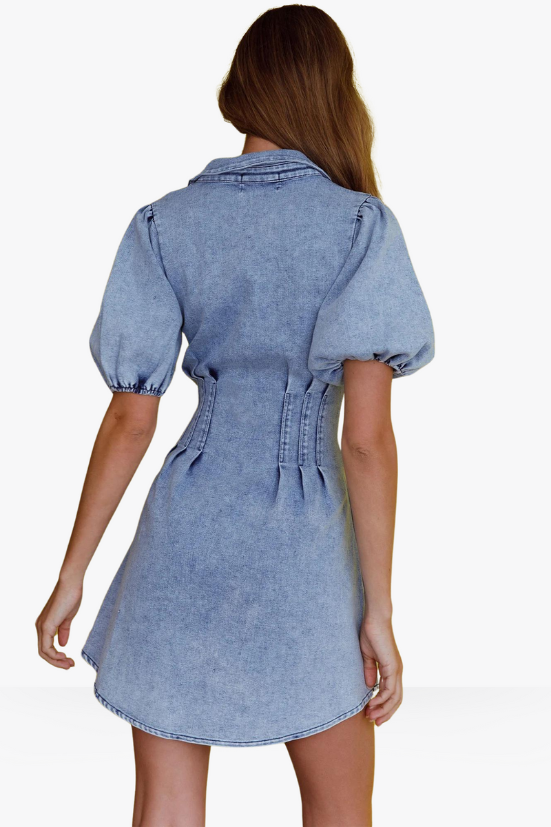 Zephyra Dress - Denim