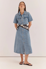 Kara Denim Midi Dress