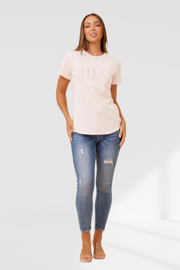 Milan Tee - Blush