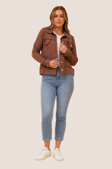 Marjorie jacket - chocolate