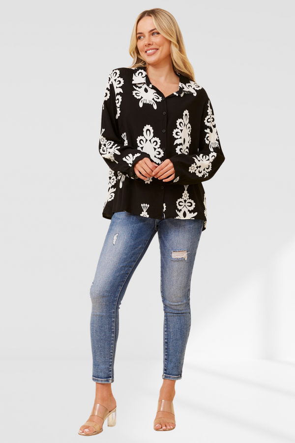 Abstract Print Shirt