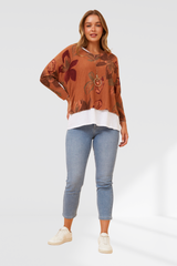 Ester top - orange