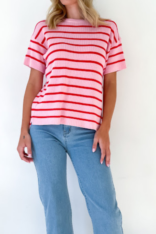 Sav Knit - Pink/Red