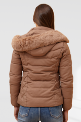 Bella puffer jacket - Latte