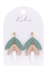 KiKi Green Leaves Earrings