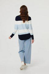 Izzy Diamante Knit - Dusty blue