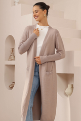 Betty long Cardigan - Beige