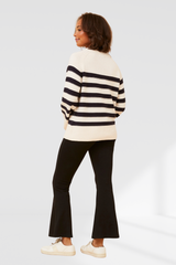 Edena strip knit - Ivory