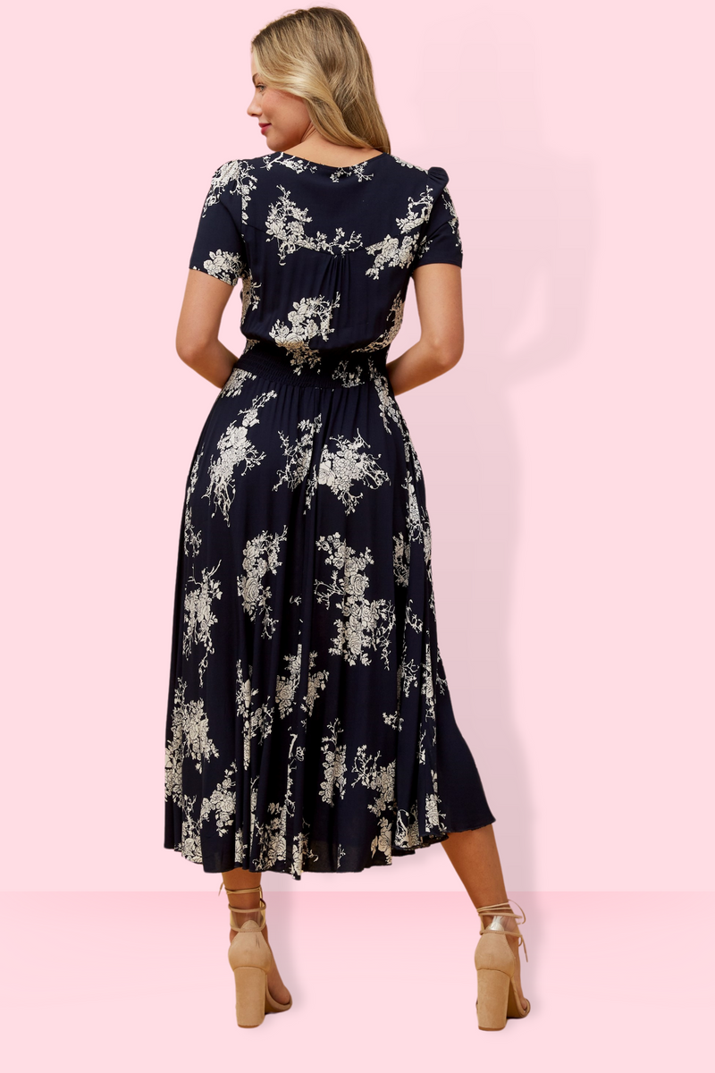 Vera dress - navy