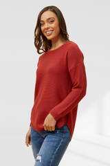 Aria Knit - Rich Red
