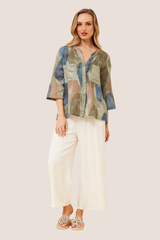 Samira top - khaki
