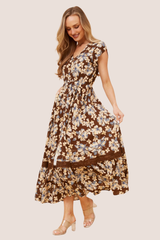 Claudia dress- chocolate