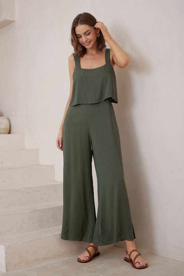 Carla jumpsuit - khaki
