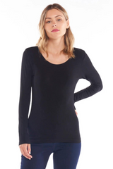 Kelli Long Sleeve Top - Black