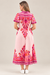 Reiss Midi Dress - Pink