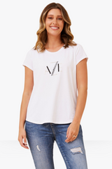 AZE tee- white