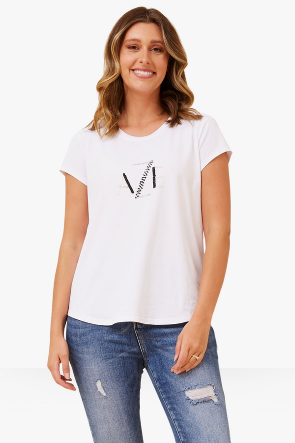 AZE tee- white