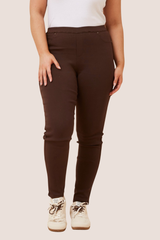 Skinny jeggings - chocolate