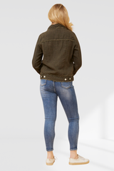 Bailey linen jacket - khaki