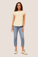 Vogue tee- lemon sorbet