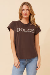 Dolce tee - chocolate