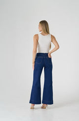 Jasmine wide leg jeans - dark wash - 7156