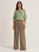 Jenny raglan knit - green